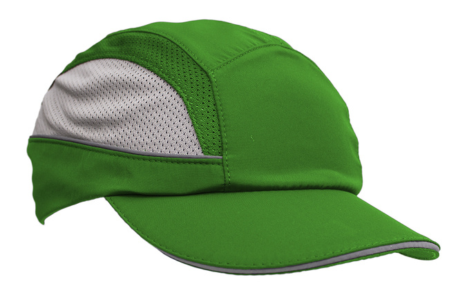 Czapka ochronna kasko-czapka Aircap RP daszek 50mm w kolorze zielonym
