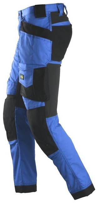 Spodnie elastyczne 6241 z kieszeniami kaburowymi AllroundWork true blue Snickers Workwear