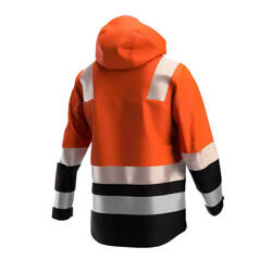 Kurtka zimowa odblaskowa SCUTI HIVIS pomarańczowo-czarna SAFETY JOGGER