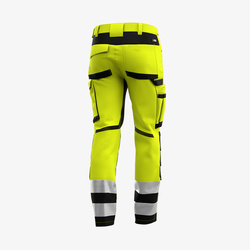 Odblaskowe spodnie SCUTI HIVIS żółto-czarne męskie Safety Jogger
